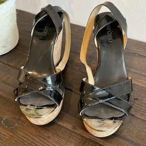 Jimmy Choo Wedge Sandals Heels